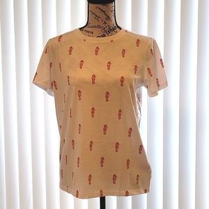 Brooks Brother Sequined Seahorse T-Shirt